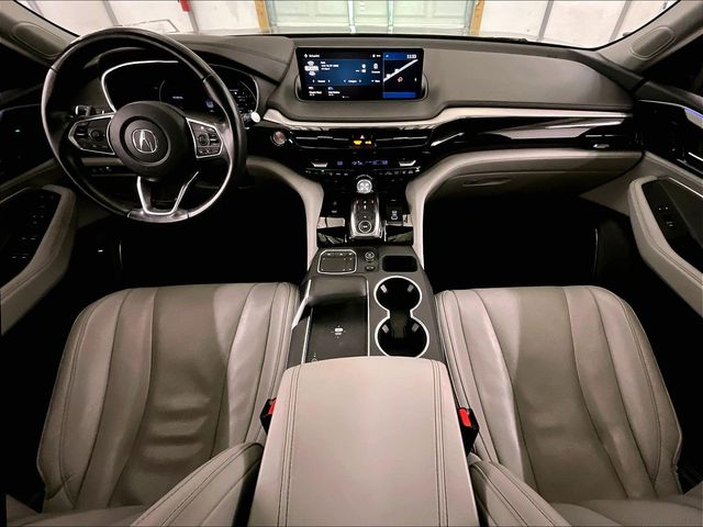 2022 Acura MDX Technology Blue at Spitzer Acura