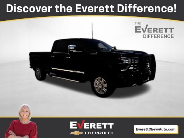 Black 2024 Chevrolet Silverado 2500HD High Country Crew Cab 4WD Pickup Truck Four-Wheel Drive Automatic