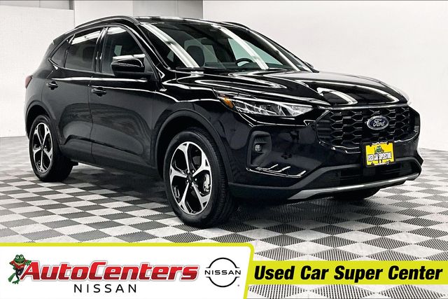 Agate Black Metallic 2025 Ford Escape Hybrid ST-Line Select AWD SUV / Crossover All-Wheel Drive Continuously Variable Transmission