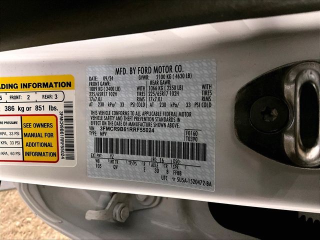 2024 Ford Bronco Sport Big Bend White at Bob Ruth Ford