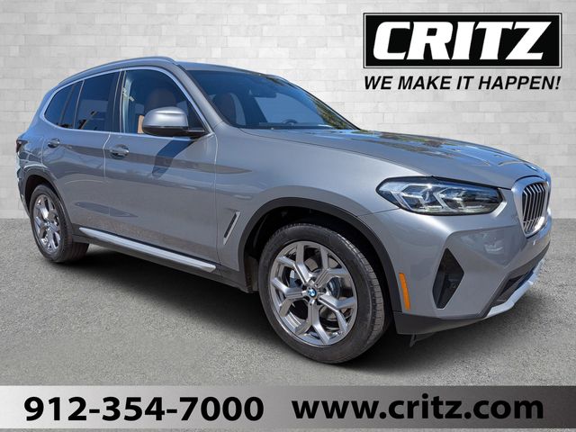 Skyscraper Gray Metallic 2024 BMW X3 sDrive30i RWD SUV / Crossover Rear-Wheel Drive 8-Speed Automatic