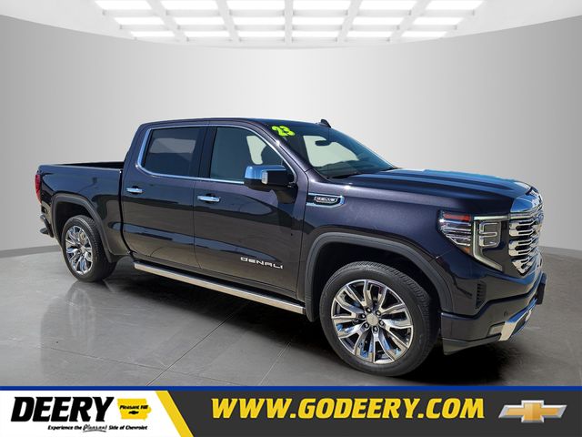 Titanium Rush Metallic 2023 GMC Sierra 1500 Denali Crew Cab 4WD Pickup Truck Four-Wheel Drive Automatic