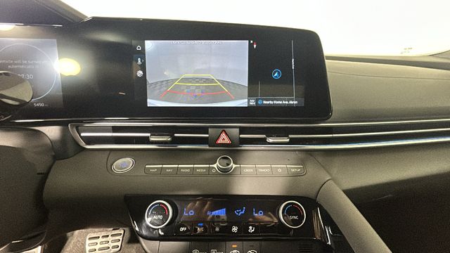 2025 Serenity White Hyundai Elantra Hybrid SEL Sport FWD Sedan