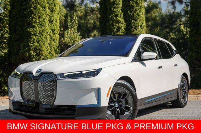 Alpine White 2023 BMW iX SUV / Crossover All-Wheel Drive Automatic