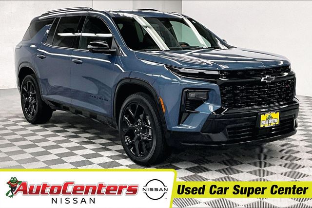 Lakeshore Blue Metallic 2025 Chevrolet Traverse SUV / Crossover Four-Wheel Drive 8-Speed Automatic