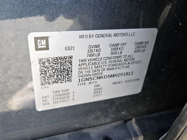 2021 Chevrolet Tahoe 2WD LT