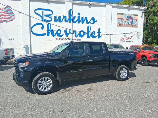 Black 2026 Chevrolet Silverado 1500 Pickup Truck Four-Wheel Drive Automatic