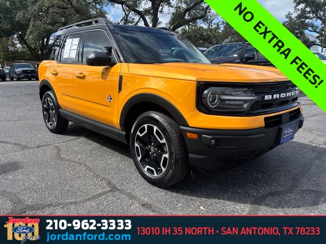 Cyber Orange Metallic Tricoat 2023 Ford Bronco Sport SUV / Crossover All-Wheel Drive 8-Speed Automatic
