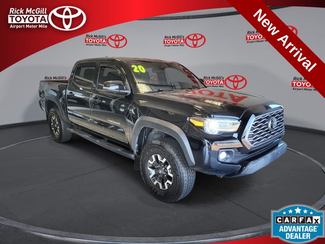 Midnight Black Metallic 2020 Toyota Tacoma Pickup Truck Four-Wheel Drive 6-Speed Automatic