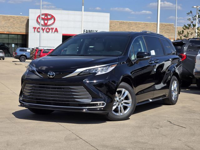 Midnight Black Metallic 2026 Toyota Sienna Minivan Front-Wheel Drive Continuously Variable Transmission