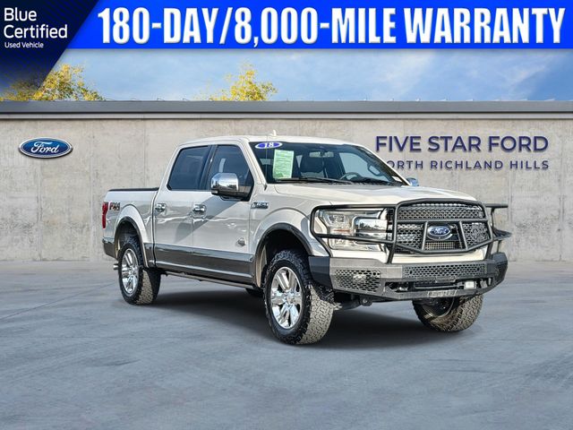 White 2018 Ford F-150 Pickup Truck Four-Wheel Drive Automatic