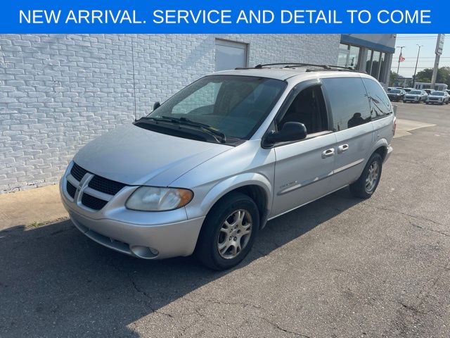 Gray 2001 Dodge Caravan Minivan Front-Wheel Drive 4-Speed Automatic