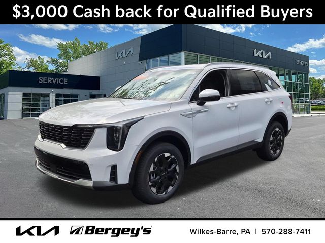 Glacial White Pearl 2026 Kia Sorento SUV / Crossover All-Wheel Drive 8-Speed Automatic