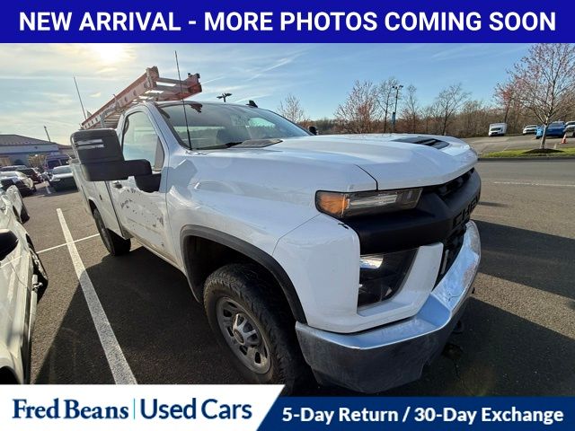 Summit White 2023 Chevrolet Silverado 3500HD Work Truck LB 4WD Pickup Truck Four-Wheel Drive 6-Speed Automatic