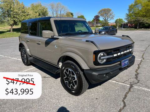 Marsh Gray 2025 Ford Bronco SUV / Crossover Four-Wheel Drive Automatic