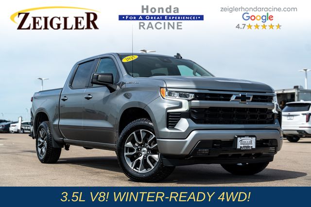 Sterling Gray Metallic 2023 Chevrolet Silverado 1500 Pickup Truck Four-Wheel Drive Automatic