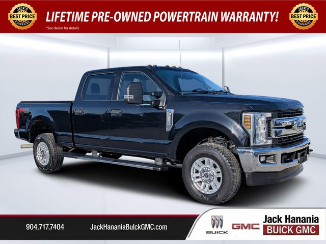 Black Metallic 2019 Ford F-250 Super Duty XLT Crew Cab 4WD Pickup Truck Four-Wheel Drive 6-Speed Automatic