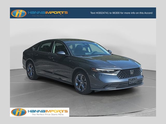 Meteorite Gray Metallic 2024 Honda Accord Sedan Front-Wheel Drive Continuously Variable Transmission