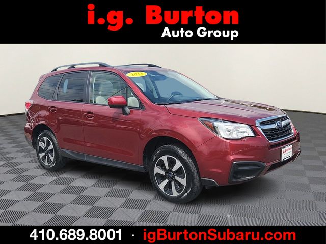 Venetian Red Pearl 2018 Subaru Forester SUV / Crossover All-Wheel Drive Continuously Variable Transmission
