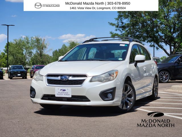 Satin White Pearl 2014 Subaru Impreza Hatchback All-Wheel Drive Continuously Variable Transmission
