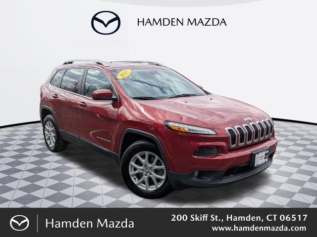 Deep Cherry Red Crystal Pearlcoat 2017 Jeep Cherokee SUV / Crossover Four-Wheel Drive 9-Speed Automatic