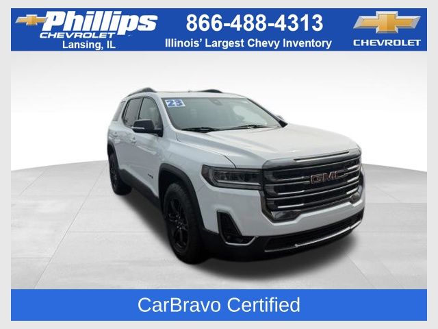 Summit White 2023 GMC Acadia SUV / Crossover Four-Wheel Drive 9-Speed Automatic