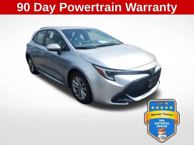 Classic Silver Metallic 2025 Toyota Corolla Hatchback Hatchback Front-Wheel Drive Continuously Variable Transmission