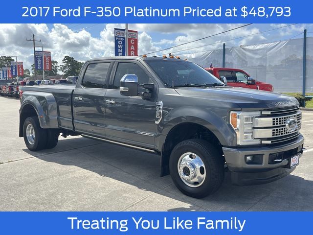 2017 Ford F-350 Super Duty Platinum Crew Cab LB DRW 4WD