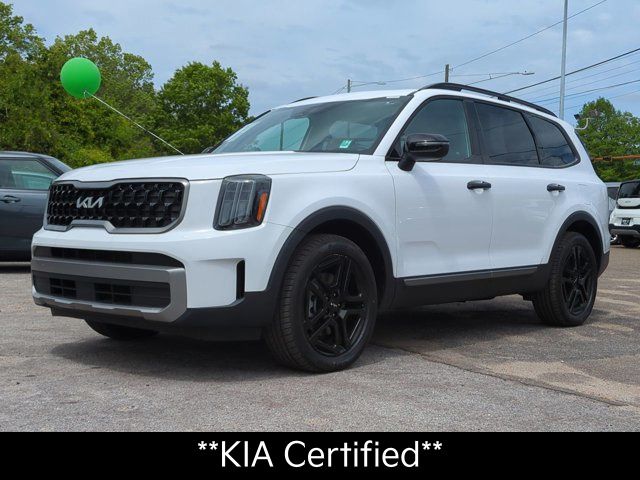 Glacial White Pearl 2023 Kia Telluride EX X-Line AWD SUV / Crossover All-Wheel Drive 8-Speed Automatic