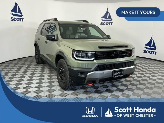 Ash Green Metallic 2026 Honda Passport TrailSport Elite Blackout AWD SUV / Crossover All-Wheel Drive Automatic