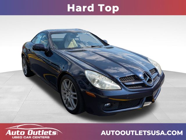 Blue 2009 Mercedes-Benz SLK 300 Convertible Rear-Wheel Drive 