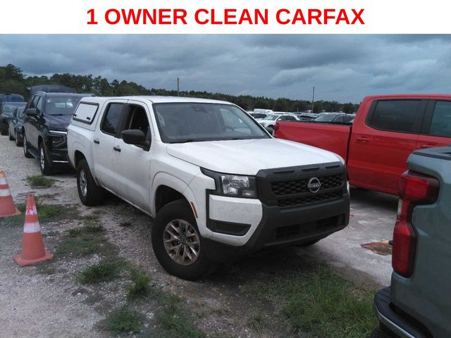 Glacier White 2025 Nissan Frontier Pickup Truck Four-Wheel Drive 9-Speed Automatic Overdrive