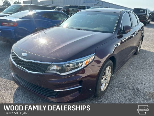 Red (Sangria) 2017 Kia Optima Sedan Front-Wheel Drive 6-Speed Automatic