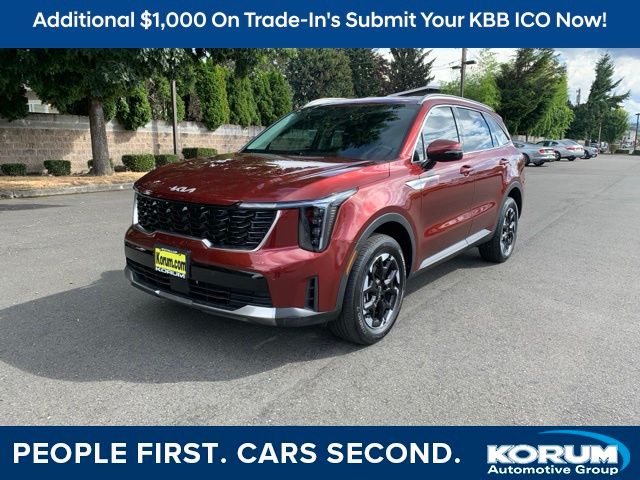 Dawning Red 2025 Kia Sorento SUV / Crossover All-Wheel Drive 8-Speed Automatic