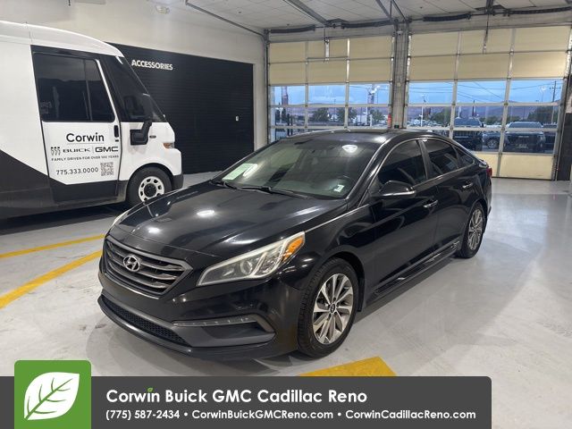 Phantom Black 2016 Hyundai Sonata Sport FWD Sedan Front-Wheel Drive 6-Speed Automatic