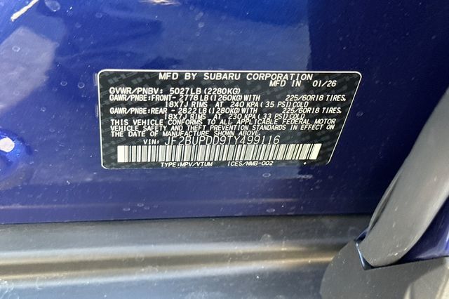 New 2026 Blue Subaru Limited image 23
