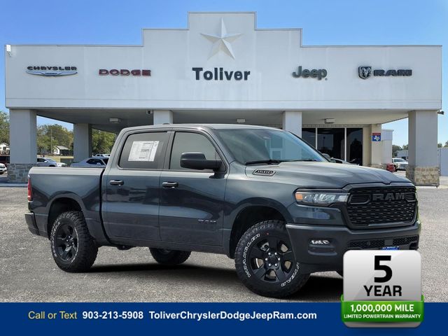 Forged Blue Metallic 2026 RAM 1500 Pickup Truck Four-Wheel Drive 8-Speed Automatic