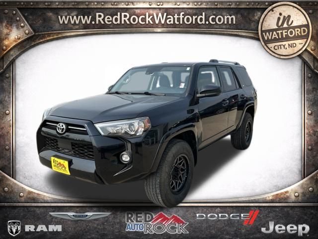 Midnight Black Metallic 2021 Toyota 4Runner SUV / Crossover Four-Wheel Drive 5-Speed Automatic Overdrive