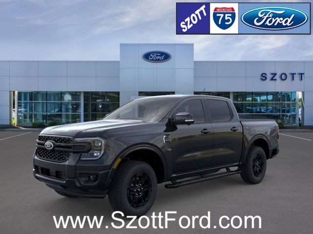 Shadow Black 2025 Ford Ranger Pickup Truck Four-Wheel Drive Automatic