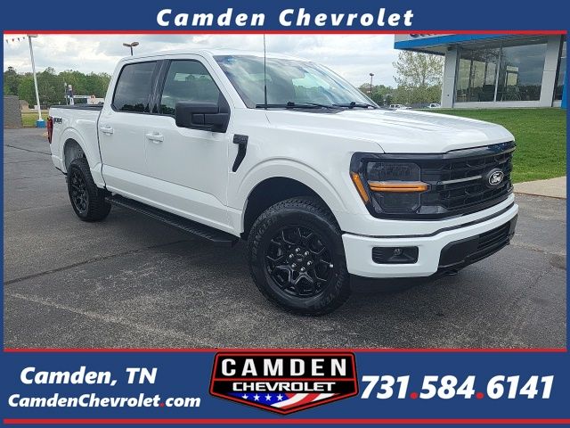 Oxford White 2025 Ford F-150 XLT SuperCrew 4WD Pickup Truck Four-Wheel Drive Automatic