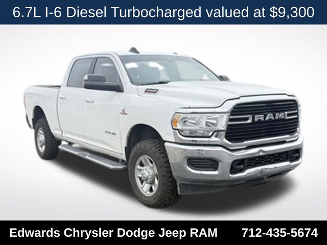 Bright White Clearcoat 2020 RAM 2500 Pickup Truck Four-Wheel Drive 6-Speed Automatic