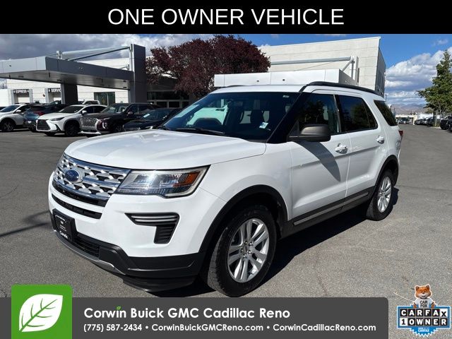 Oxford White 2019 Ford Explorer SUV / Crossover All-Wheel Drive 6-Speed Automatic