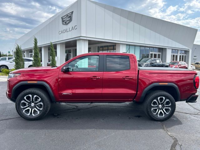 Volcanic Red Tintcoat 2024 GMC Canyon Pickup Truck Four-Wheel Drive 8-Speed Automatic