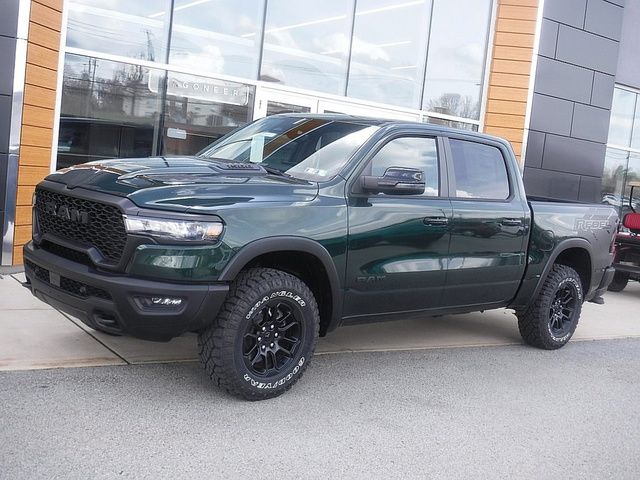 Serrano Green Metallic 2026 RAM 1500 Rebel Crew Cab 4WD Pickup Truck Four-Wheel Drive 8-Speed Automatic