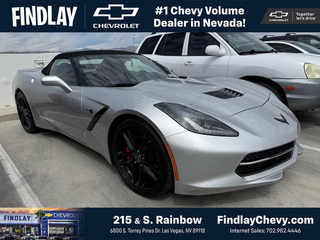 Blade Silver Metallic 2015 Chevrolet Corvette Stingray 2LT Convertible RWD Convertible Rear-Wheel Drive 8-Speed Automatic