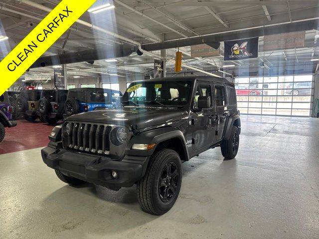 Gray (Granite Crystal Metallic Clearcoat) 2020 Jeep Wrangler SUV / Crossover Four-Wheel Drive 8-Speed Automatic