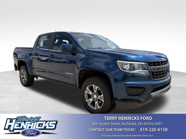 Pacific Blue Metallic 2019 Chevrolet Colorado Pickup Truck Four-Wheel Drive 8-Speed Automatic