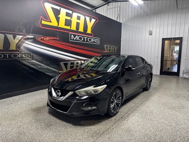 Super Black 2016 Nissan Maxima Sedan Front-Wheel Drive Continuously Variable Transmission
