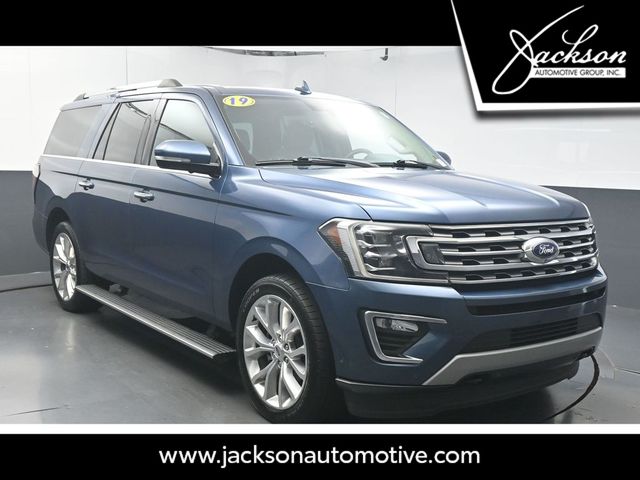 Blue Metallic 2019 Ford Expedition SUV / Crossover Four-Wheel Drive Automatic