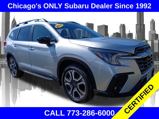 Ice Silver Metallic 2024 Subaru Ascent Limited 7-Passenger AWD SUV / Crossover All-Wheel Drive Continuously Variable Transmission